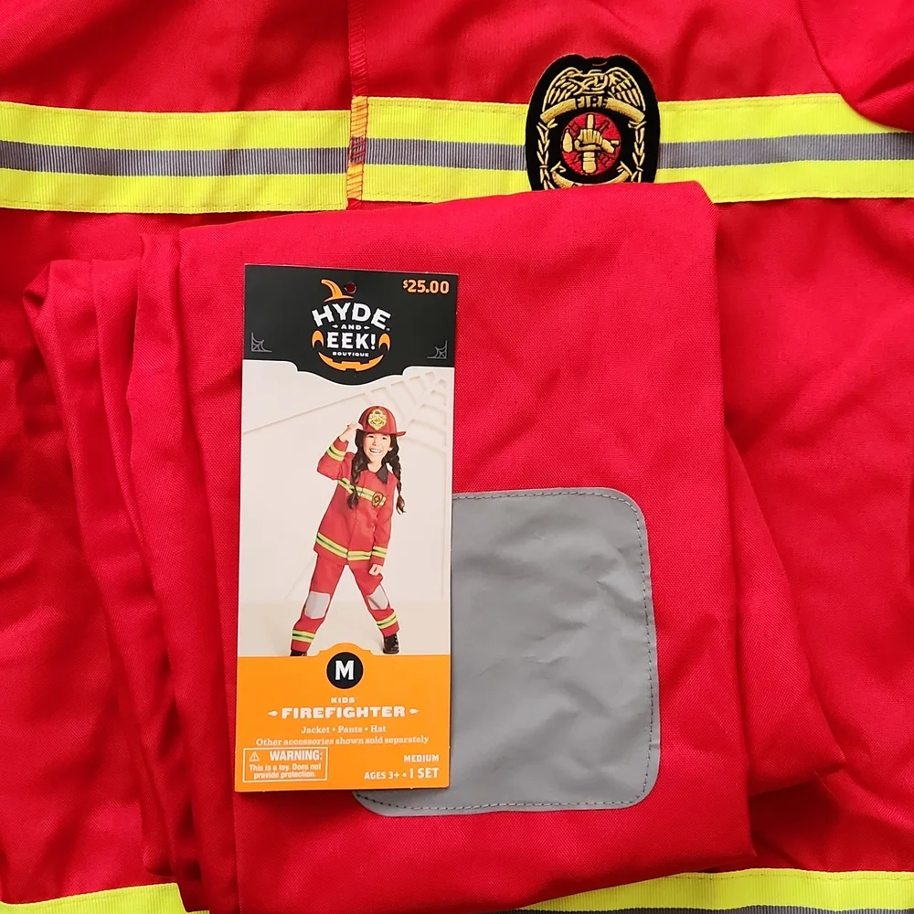 Halloween kids (med.) firefighter costume 🎃 - Picture 8 of 9